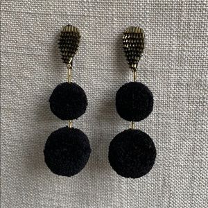 Mignonne Gavigan double pom pom earrings